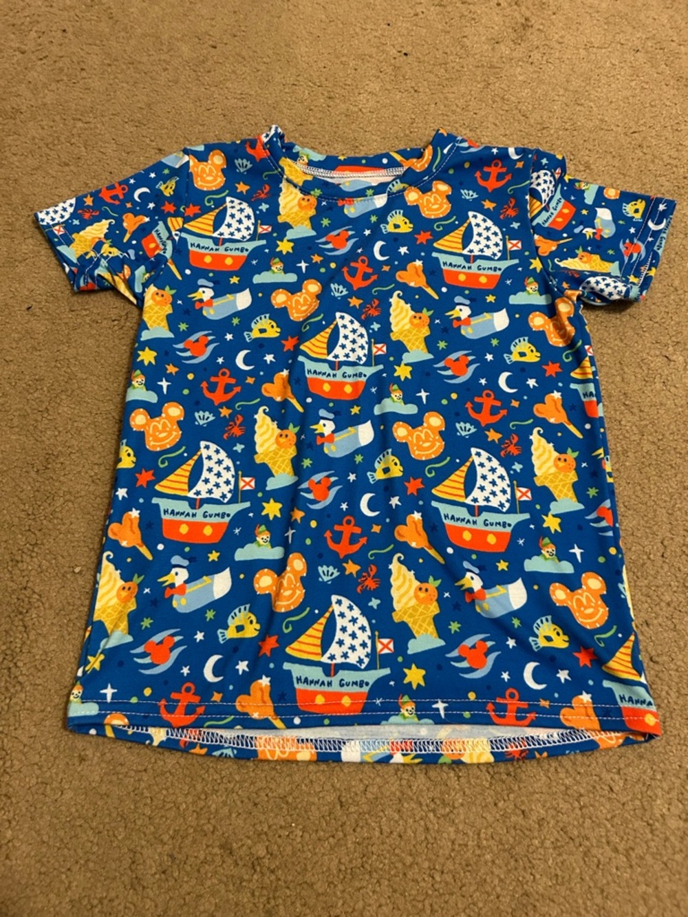 Hannah Gumbo Disney Cruise Line inspired tee size 5T